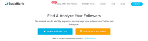 SocialRank - Analizza i tuoi Followers