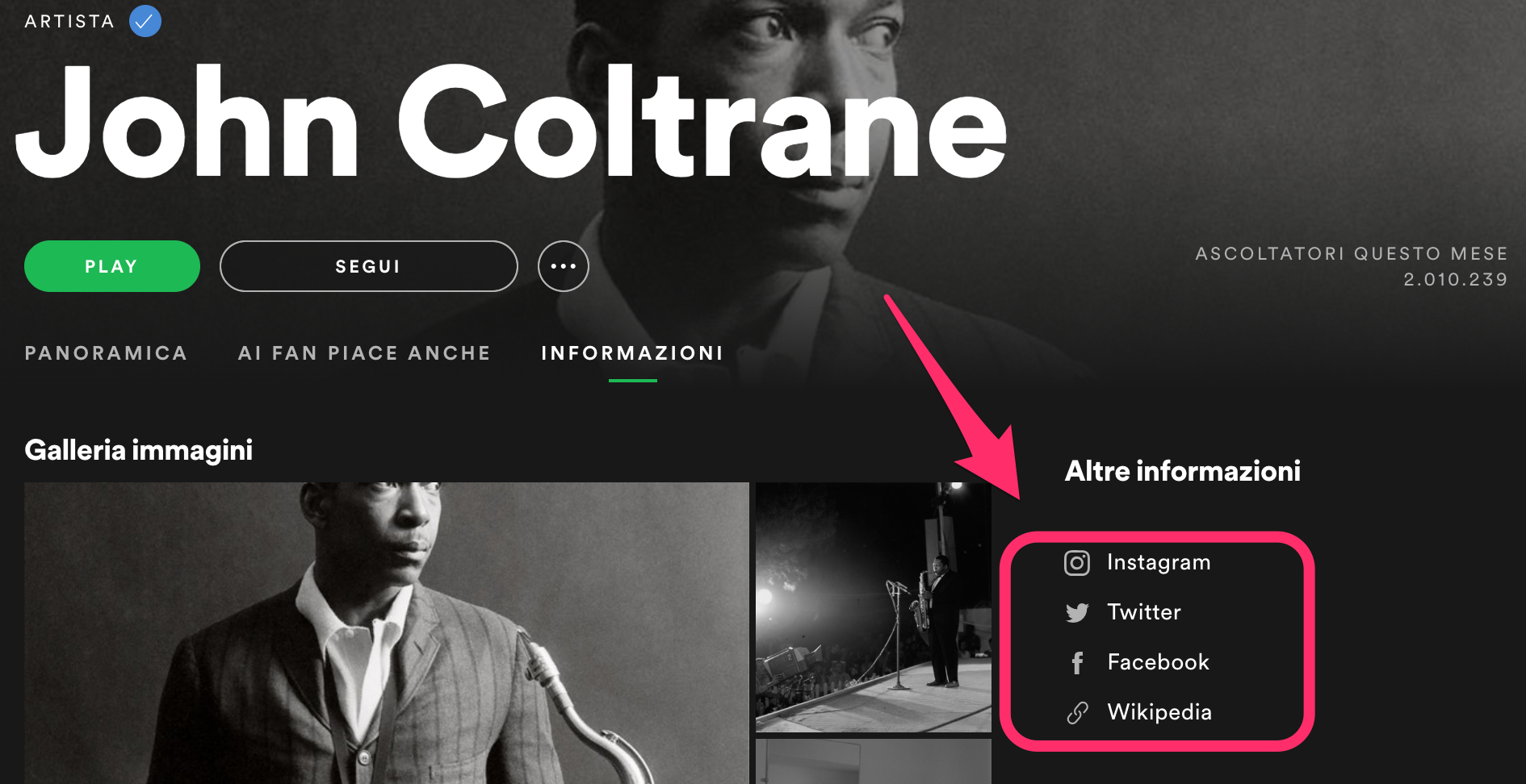 Come Promuovere Musica Su Spotify - Spotify for Artists - Coltrane
